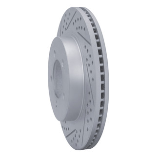 R1 02-05 Ford Explorer Front Left Drilled & Slotted Geo-Carbon Rotor