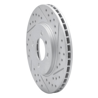 R1 84-91 BMW 325E Front Right Drilled & Slotted Geo-Carbon Rotor