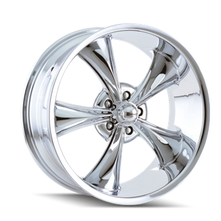 Ridler 695 18x9.5 / 5x114.3 BP / 6mm Offset / 83.82mm Hub Chrome Wheel