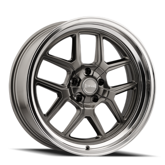 Ridler 610 20x10 / 5x127 BP / 0mm Offset / 83.82mm Hub Gloss Grey Polished Wheel