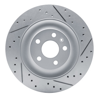 R1 16-26 Polestar Polestar 2 Rear Right Drilled & Slotted Geo-Carbon Rotor
