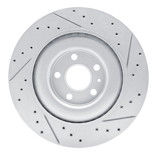R1 16-26 Polestar Polestar 2 Rear Left Drilled & Slotted Geo-Carbon Rotor