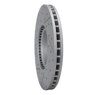 R1 16-26 Polestar Polestar 2 Front Right Drilled & Slotted Geo-Carbon Rotor