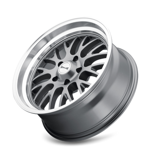 Ridler 607 20x10 / 5x127 BP / 0mm Offset / 83.82mm Hub Gloss Grey Machined Wheel