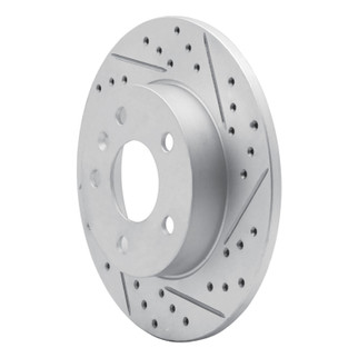R1 02-08 Chevrolet Astra (Mexico) Rear Right Drilled & Slotted Geo-Carbon Rotor