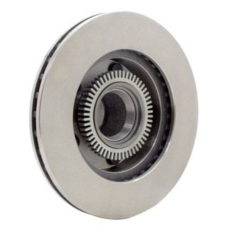 R1 94-95 Ford BRONCO Front Right Drilled & Slotted Silver Brake Rotor