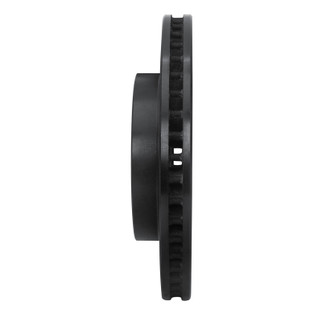 R1 16-22 Toyota Corolla (US/Canada) Front Right Drilled & Slotted Black Brake Rotor