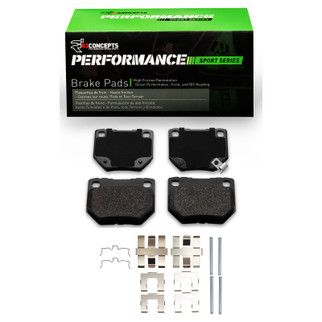 R1 2006-2007 Subaru Impreza Rear R1 Performance Sport Pads & Hardware Kit