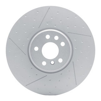 DFC 20-25 BMW M440iX Left Front Hi-Carbon Alloy Geomet Coated Rotor - Dimpled and Slotted