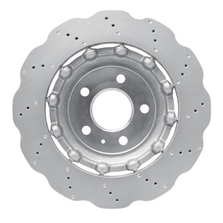 DFC 13-14 Audi RS5 Rear Drilled Hi-Carbon Alloy Geomet Coated Rotor