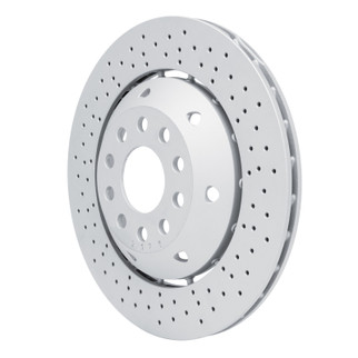 DFC 03-04 Audi RS6 Right Rear Drilled Hi-Carbon Alloy Geomet Coated Rotor