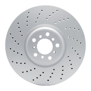 DFC 15-19 BMW X5 Left Front Drilled Hi-Carbon Alloy Geomet Coated Rotor