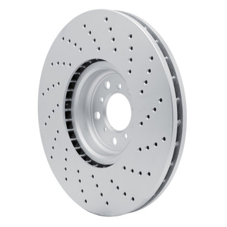 DFC 15-19 BMW X5 Left Front Drilled Hi-Carbon Alloy Geomet Coated Rotor