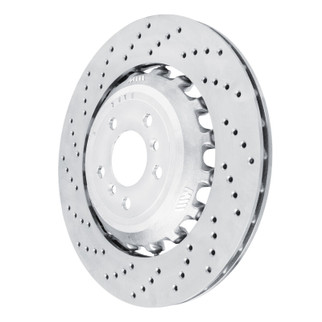 DFC 12-19 BMW M6 Left Rear Drilled Hi-Carbon Alloy Geomet Coated Rotor