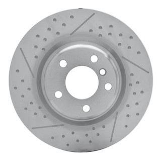 DFC 12-20 BMW M235I xDrive Rear Brake Rotor - Dimpled and Slotted