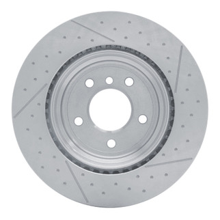 DFC 13-13 BMW 135IS Rear Brake Rotor - Dimpled and Slotted