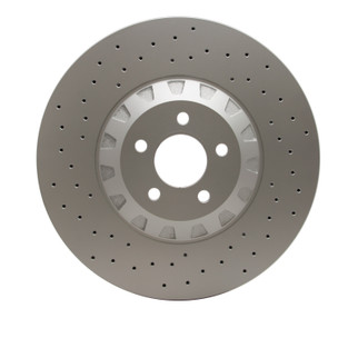 DFC 16-18 Ford Mustang Right Front Drilled GeoSPEC Coated Rotor