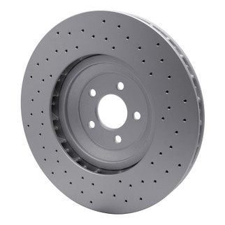 DFC 16-18 Ford Mustang Right Front Drilled GeoSPEC Coated Rotor