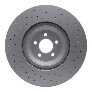 DFC 16-18 Ford Mustang Right Front Drilled GeoSPEC Coated Rotor