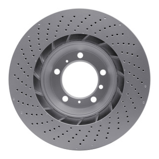 DFC 07-13 Porsche 911 Right Rear Drilled GeoSPEC Coated Rotor