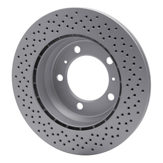 DFC 05-23 Porsche 718 Cayman Rear Drilled GeoSPEC Coated Rotor
