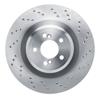 DFC 15-19 BMW X5 Right Rear Drilled Brake Rotor