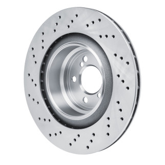 DFC 15-19 BMW X5 Right Rear Drilled Brake Rotor