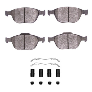 DFC 02-13 Ford Focus Front Euro 5000 Ceramic Brake Pads and Hardware Kit