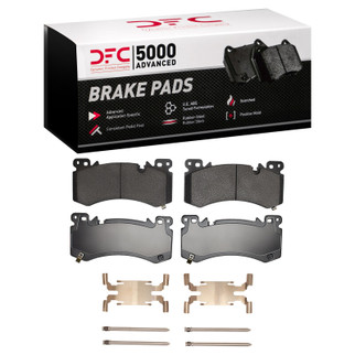 DFC 24-26 Cadillac LYRIQ Front 5000 Advanced Low Metallic Brake Pads and Hardware Kit
