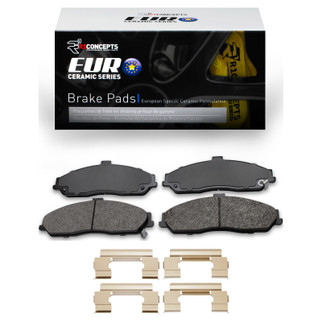 R1 04-09 Cadillac XLR Front Euro Ceramic Pads & Hardware Kit