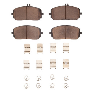 R1 -25 Mercedes-Benz EQB 350 Front Euro Ceramic Pads & Hardware Kit