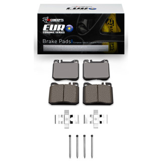 R1 85-91 Mercedes-Benz 350SD Front Euro Ceramic Pads & Hardware Kit