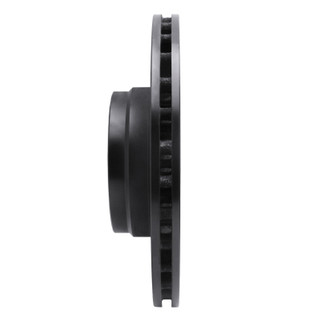 R1 06-12 Land Rover Range Rover Front Left Drilled & Slotted Black Brake Rotor