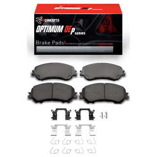 R1 14-23 Nissan X-Trail (Mexico) Front Optimum OE Brake Pads & Hardware Kit