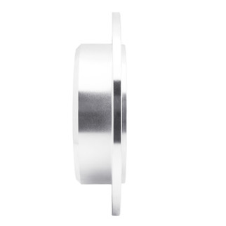 R1 2007-2018 Jeep Wrangler Rear Right Drilled & Slotted Silver Brake Rotor