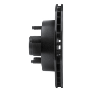 R1 83-94 Ford Ranger (USA/Canada) Front Left Drilled & Slotted Black Brake Rotor