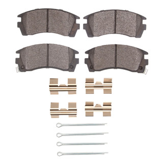 R1 74-86 Land Rover Range Rover Front Semi Met Pads & Hardware Kit