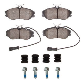 R1 90-97 Audi V8 Quattro Front Semi Met Pads & Hardware Kit
