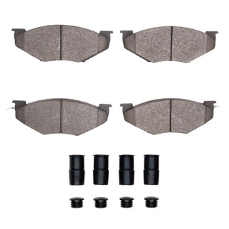 R1 87-88 Dodge Grand Caravan Front Semi Met Pads & Hardware Kit