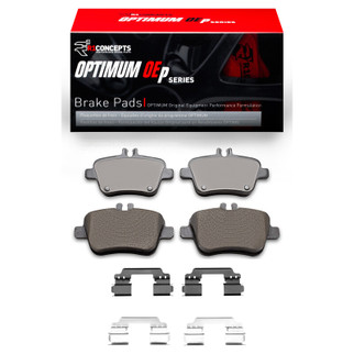 R1 14-15 Mercedes-Benz CLA250 Rear Optimum OE Pads & Hardware Kit