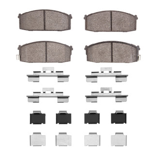 R1 87-88 Nissan 200SX Front Semi Met Pads & Hardware Kit