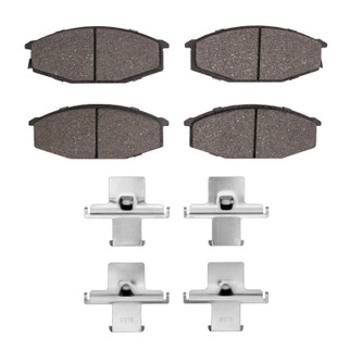 R1 79-83 Nissan 280ZX Front Semi Met Pads & Hardware Kit