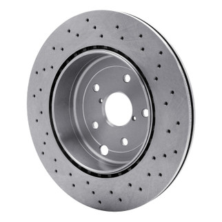 DFC 18-25 Subaru WRX STI Rear Drilled Brake Rotor