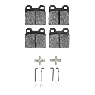 R1 75-86 Alfa Romeo GTV-6 Rear Semi Met Pads & Hardware Kit