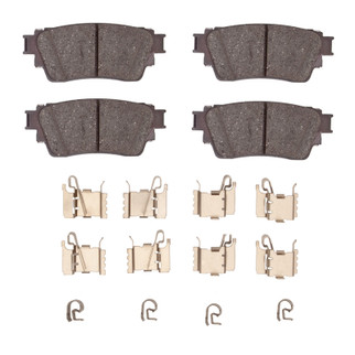 R1 -25 Nissan ALTIMA Rear Ceramic Pads & Hardware Kit
