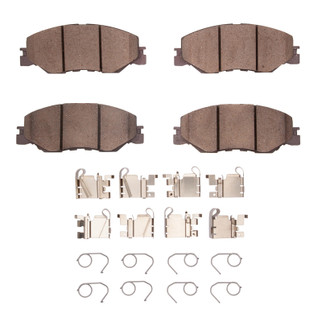 R1 -25 Honda Civic Sedan Front Ceramic Pads & Hardware Kit