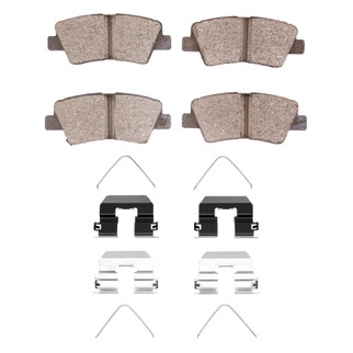 R1 17-25 Hyundai Nexo Rear Ceramic Pads & Hardware Kit