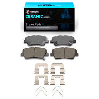 R1 11-17 Hyundai Equus Rear Ceramic Pads & Hardware Kit