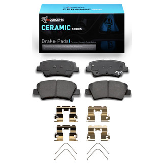 R1 18-20 Hyundai Elantra GT Rear Ceramic Pads & Hardware Kit