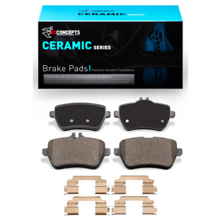 R1 13-21 Mercedes-Benz S550 Rear Ceramic Pads & Hardware Kit
